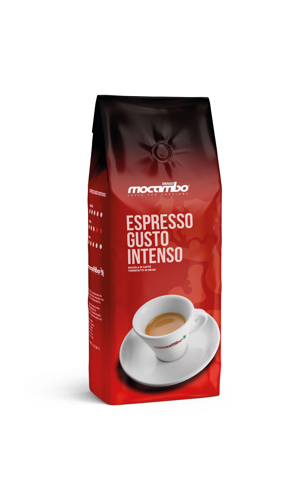Mocambo Espresso Gusto Intenso szemes kávé 1kg Drago Mocambo Espresso Gusto Intenso szemes kávé 1kg Drago